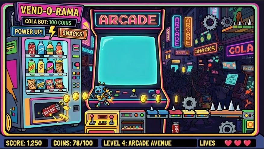 Un videojuego sobre expendedoras